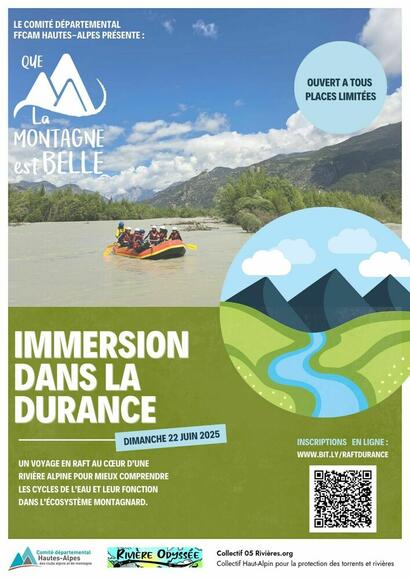 Immersion dans la Durance Immersion dans la Durance